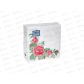 Салфетки 1слойные 40 листов 24*24 Desna Design Дикая роза, 57575 *32