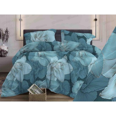 Комплект постельного белья 1,5сп бязь 323 Богема бирюзовый Комплект постельного белья 1,5сп бязь 323 Богема бирюзовый
