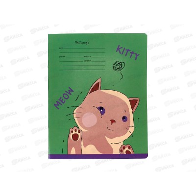 Тетрадь 18листов линия BG Mix-12 Девочки 11728 *12/144