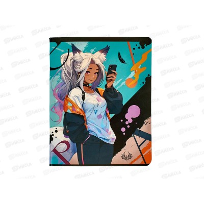 Тетрадь 96листов клетка BG В стиле аниме 12076 *4/32 Тетрадь 96листов клетка BG В стиле аниме 12076 *4/32