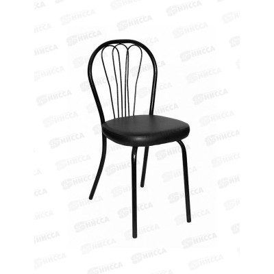 Стул Венеция 3 (А), к/з черный, каркас черный Стул Венеция 3 (А), к/з черный, каркас черный