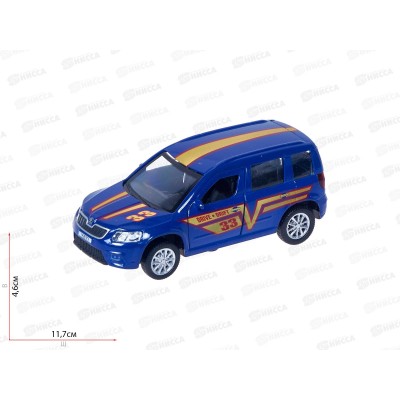 Машина "ТЕХНОПАРК" металлическая "SKODA YETI" спорт 12см, 259941 *2*36 Машина "ТЕХНОПАРК" металлическая "SKODA YETI" спорт 12см, 259941 *2*36