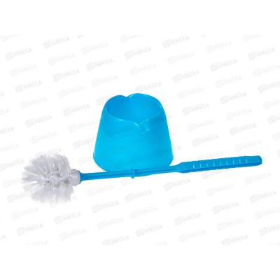 Ерш  для туалета 35см пласт с подставкой 671 (034762)  Ж