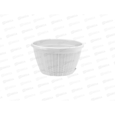 Кашпо Подвесное 4,5л без подвеса Белый КШ-6446 *20