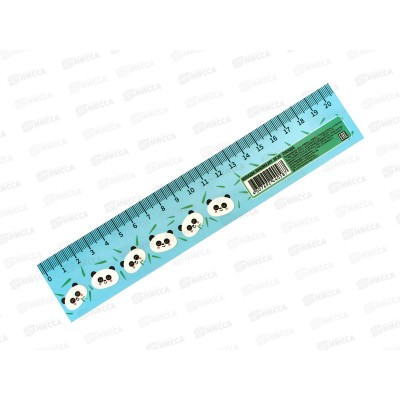 Закладка-линейка ПЧЕЛКА 20см Панда 2023 ЗЛ-20 *100