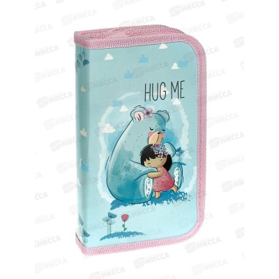 Пенал ПЧЕЛКА 2отд., Мишка с девочкой 190*105, ПО-09 *30 Пенал ПЧЕЛКА 2отд., Мишка с девочкой 190*105, ПО-09 *30