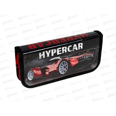 Пенал ПЧЕЛКА 1отд., Hypercar 2024 190*90, ПО-03 *40