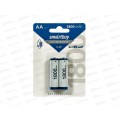 Батарейка Аккумулятор SmartBuy R6 AA 1800мАч, NiMH, 2BL, SBBR-2A02BL1800 *2/24/240