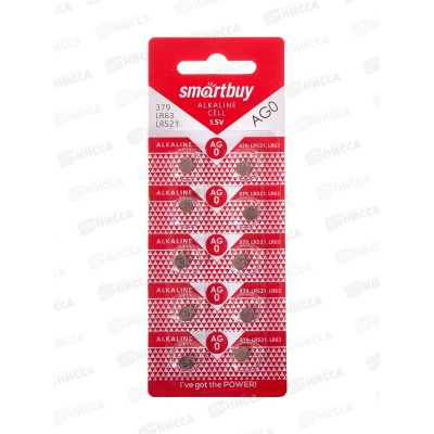 Батарейка SmartBuy AG0-10B *100/2000 Батарейка SmartBuy AG0-10B *100/2000