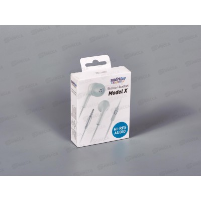 Гарнитура SmartBuy Model X, пульт упр, белая,микрофон, SBH-012-X-K