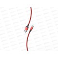 Кабель S14 Туре С д/зарядки,крас,черн 3А, 2м, Smartbuy iK-3112-S14rb