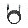 Кабель Bold Type C Lightning д/заряд,Smartbuy iK-12-PDBOLD-Black 3A 1м