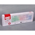 Клавиатура пров. Smartbuy с подсв USB ONE 251 белая, SBK-251U-W *20