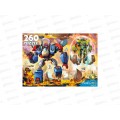ПАЗЛ 260элементов Мир трансформеров №24, ПУ260-7724 *24 ПАЗЛ 260элементов Мир трансформеров №24, ПУ260-7724 *24