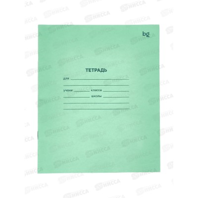 Тетрадь 12листов крупная клетка BG , 57424*240