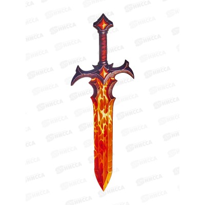 Меч &quotОгненный&quot дерево 14*38см 8339281