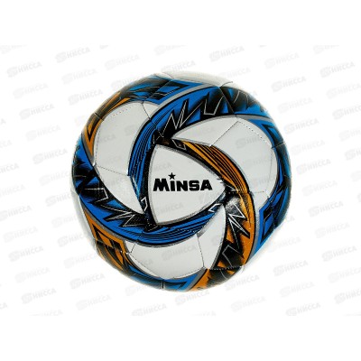 Мяч футбольный синий с желтым, tpe, №5, 68,5-69,5см, 410, МБ-4796 *50 Мяч футбольный синий с желтым, tpe, №5, 68,5-69,5см, 410, МБ-4796 *50