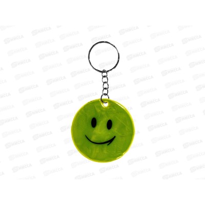Брелок светоотраж. Микс смайлы GK-1162 *12 *100