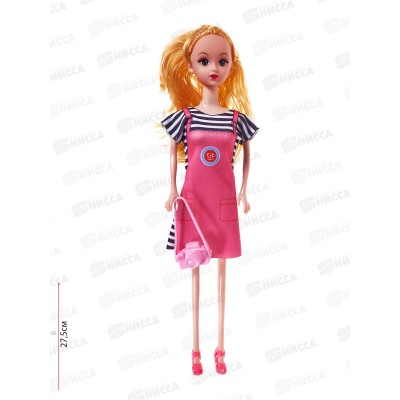 Кукла с аксессуарами 2389723, в пакете 6*3*27,5см Кукла с аксессуарами 2389723, в пакете 6*3*27,5см