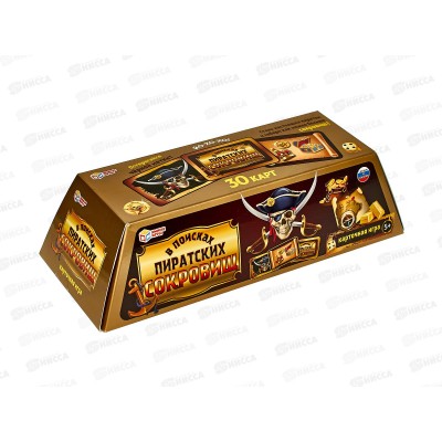 Настольная игра В поисках пиратских сокровищ, 30 карточек 20139 Настольная игра В поисках пиратских сокровищ, 30 карточек 20139