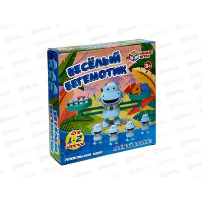 Настольная игра Веселый бегемотик, 2012К413-R Умные игры Настольная игра Веселый бегемотик, 2012К413-R Умные игры