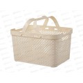 Корзина 15л Plast Team с ручками Молочный туман РТ500310048 Корзина 15л Plast Team с ручками Молочный туман РТ500310048