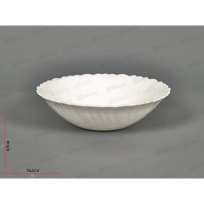 Салатник &quotБьянко плюс&quot опаловое стекло 16,5см  818-024 г