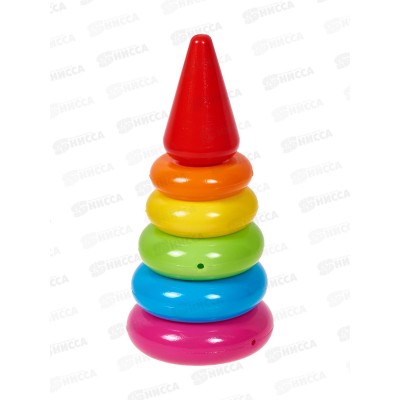 Пирамида "Классика" 20см 6 деталей (в сетке) У1057 *40 Пирамида "Классика" 20см 6 деталей (в сетке) У1057 *40