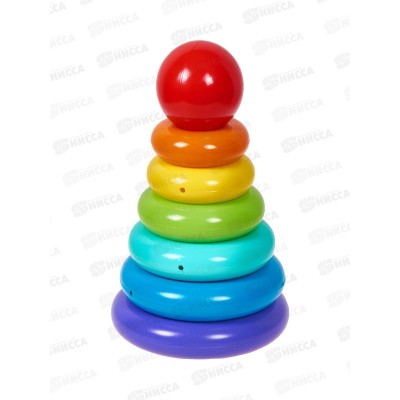 Пирамида &quotXL&quot 22см 7 деталей (в сетке) (У592) У1061  *24