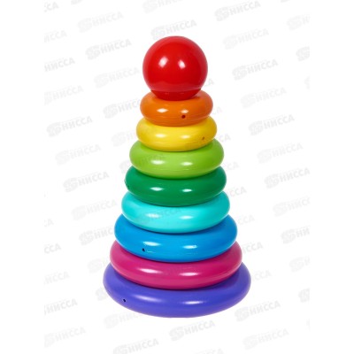 Пирамида &quotXL&quot 27см 9 деталей (в сетке) У1062  *24