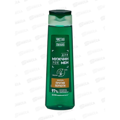 Концерн Калина Чистая Линия шампунь 400мл Против перхоти  для мужчин *12