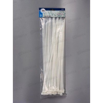 Хомуты 7,6*400мм пластик белые 50шт, 3900019 *120 Хомуты 7,6*400мм пластик белые 50шт, 3900019 *120