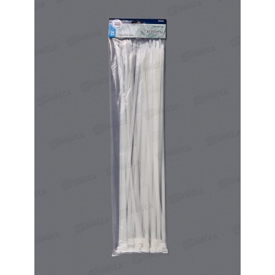 Хомуты 7,6*500мм пластик белые  50шт,  3900020   *80