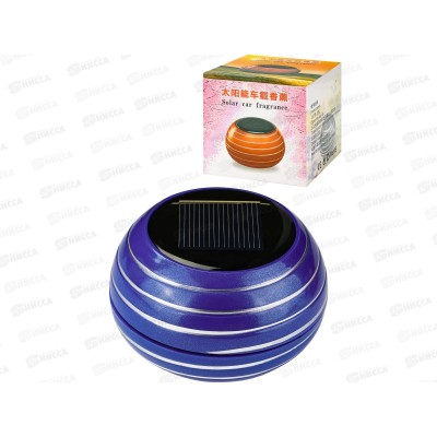 Ароматизатор на солн. батарее &quotФорма&quot 6,5*4,5см синий, аромат свеж-цитрус , 3в, АР-4193