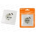 Розетка TDM 2П+З с защитной шторкой 16А 250В+USB порт 2,1А 5В бел Таймыр 0040 Розетка TDM 2П+З с защитной шторкой 16А 250В+USB порт 2,1А 5В бел Таймыр 0040