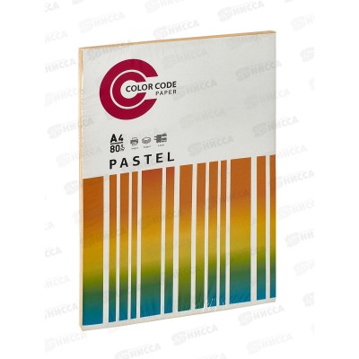 Бумага ксероксная P80 100л А4 Color Code паст персик 473349 *20 Бумага ксероксная P80 100л А4 Color Code паст персик 473349 *20