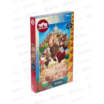 ПАЗЛ 360 элементов 96139 Три богатыря и Пуп Земли *12