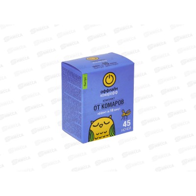 КОМАРОФФ Быстро Комплект 45 ночей без запаха 30мл *16 КОМАРОФФ Быстро Комплект 45 ночей без запаха 30мл *16
