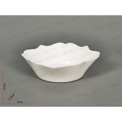 Салатник квадратный 16*16см Белье 100б-скв7 *6/60 Салатник квадратный 16*16см Белье 100б-скв7 *6/60