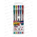 Ручки гел. deVente Cosmo Glitter 5цв, с блестками 5051039