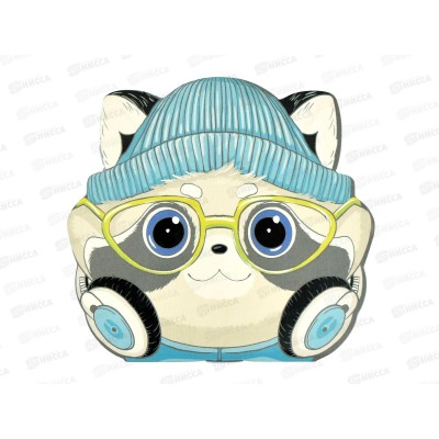 Блокнот 30л ФЕН 120*117 Модный енот,67598*10/300 Блокнот 30л ФЕН 120*117 Модный енот,67598*10/300