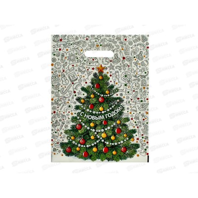 Пакет пробивной НГ 31*40 Каникулы *50/500