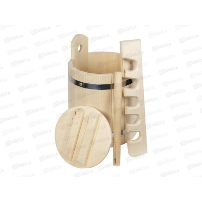 Кадка с гнетом 5л липа Банная линия 12-571 Кадка с гнетом 5л липа Банная линия 12-571