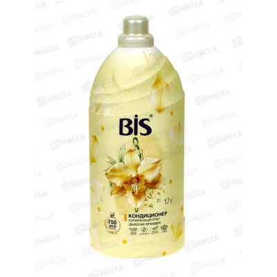 BIS Кондиционер-концентрат для белья Золотая орхидея 1,7л *4 26631 BIS Кондиционер-концентрат для белья Золотая орхидея 1,7л *4 26631