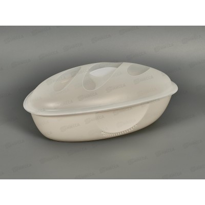 Хлебница 360*210*145мм Светло-серый 431270630 *6 БП