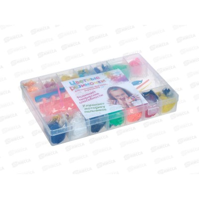 Набор резинок для плетения браслетов TZ-32100 (3000шт)+рогатка/ключок Набор резинок для плетения браслетов TZ-32100 (3000шт)+рогатка/ключок