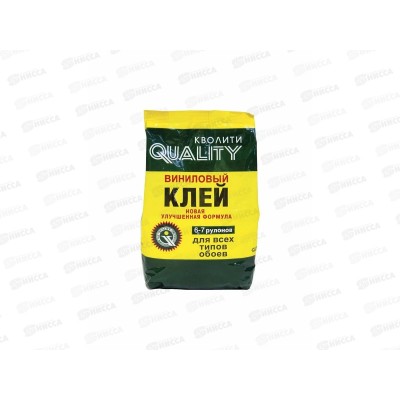 Клей КВОЛИТИ обойный виниловый индикатор 200г коробка*36 Клей КВОЛИТИ обойный виниловый индикатор 200г коробка*36