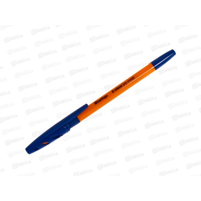 Ручка шариковая BERLINGO Tribase grip orange, синяя, игла 0.7мм, 70960 *50