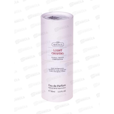 Vipavenue Light Crystal, парфюмированная вода 30мл женская М