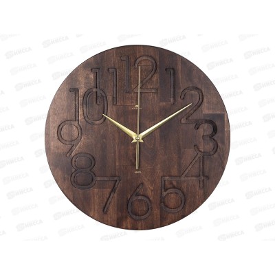 Часы настенные &quot21 Век&quot 3534-001 35см Классика 1 Рубин дерево